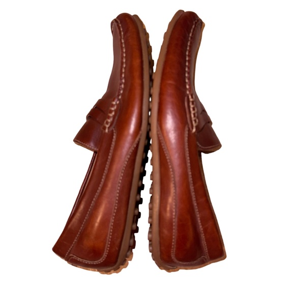 FLORSHEIM MEN’s driver leather penny loafers slip on dress shoes size 11 - Picture 5 of 16